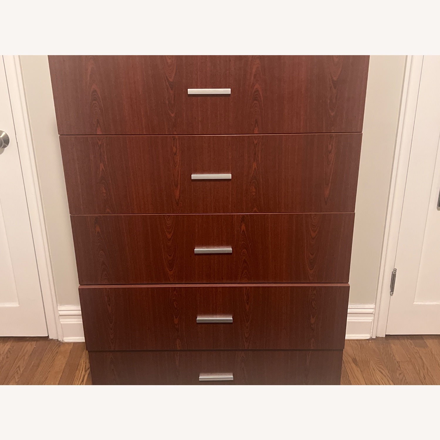 Dark Brown Wood Chest - image-2