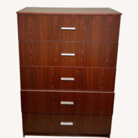 Dark Brown Wood Chest