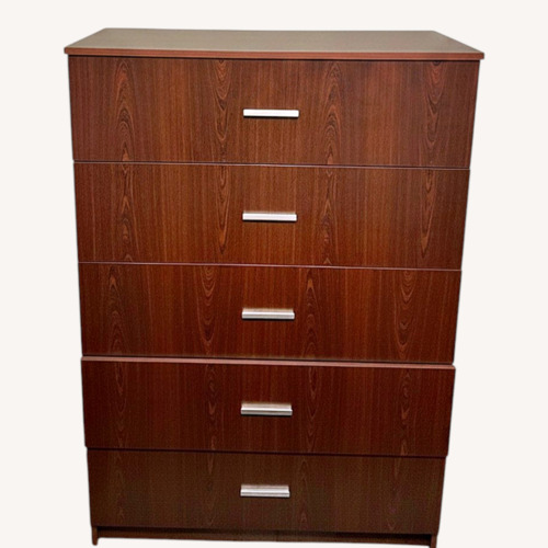 Used Dark Brown Wood Chest for sale on AptDeco