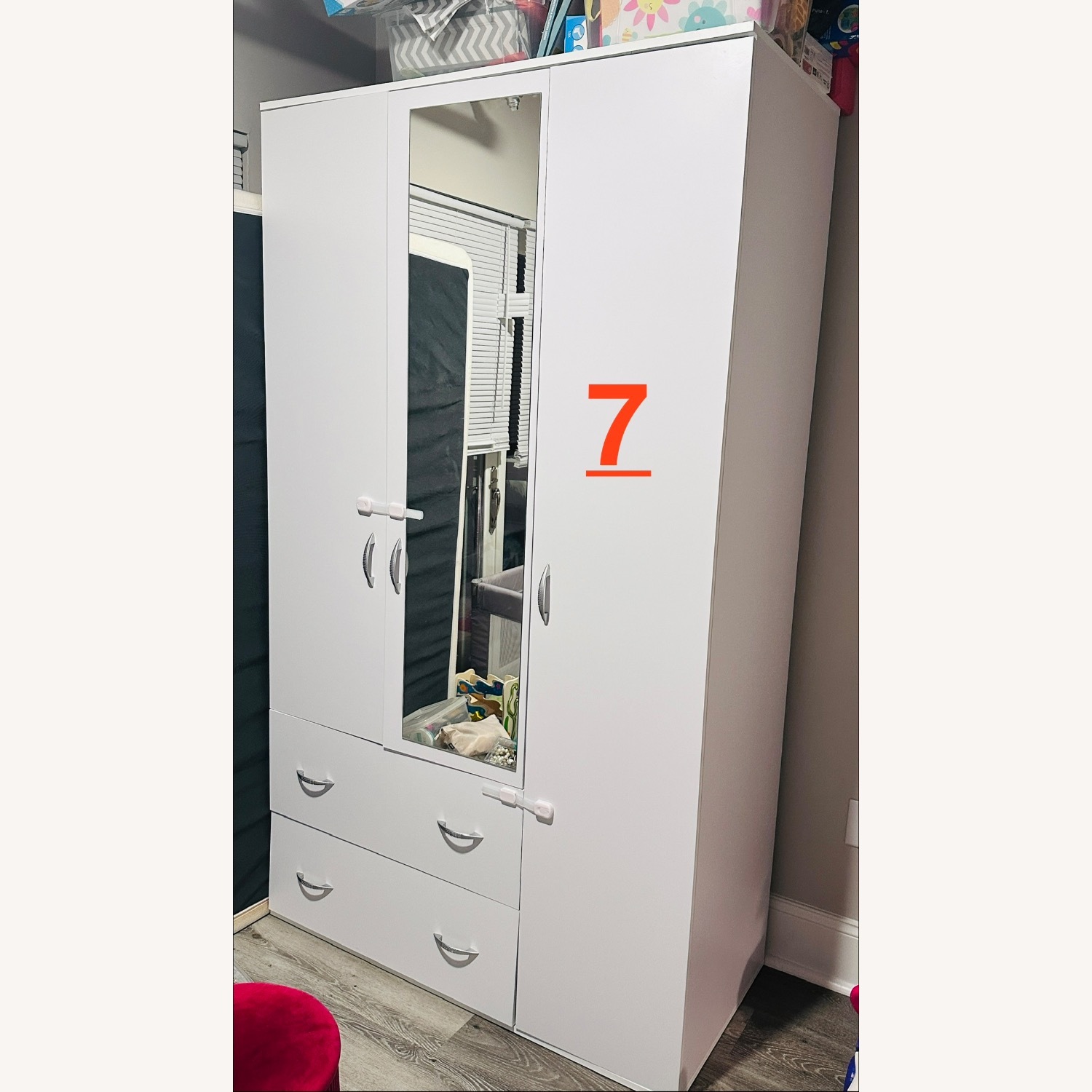 Wayfair White Armoire - image-2
