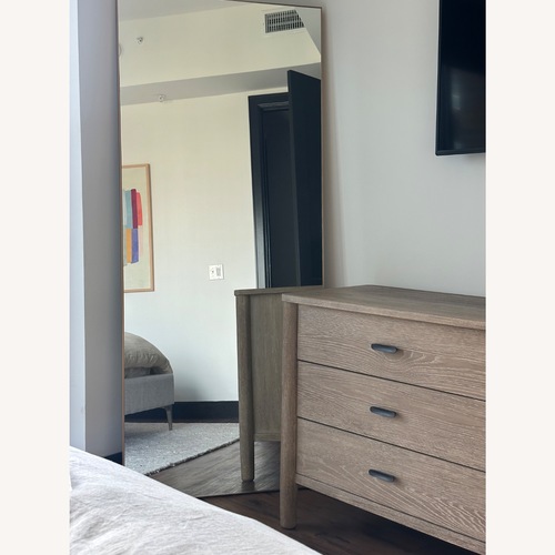 Used CB2 Gold Floor Mirror for sale on AptDeco