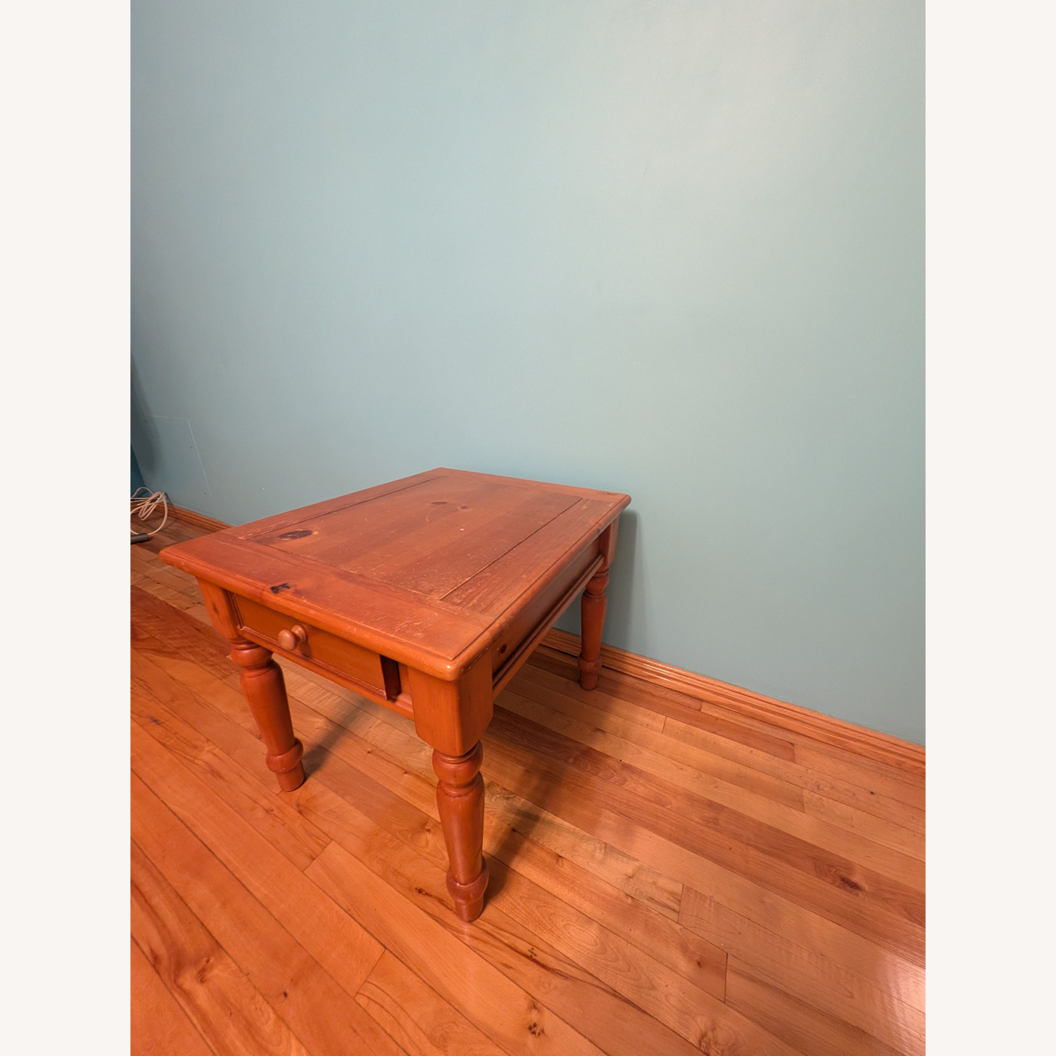 Vintage Rustic Cottagecore End Table - image-2