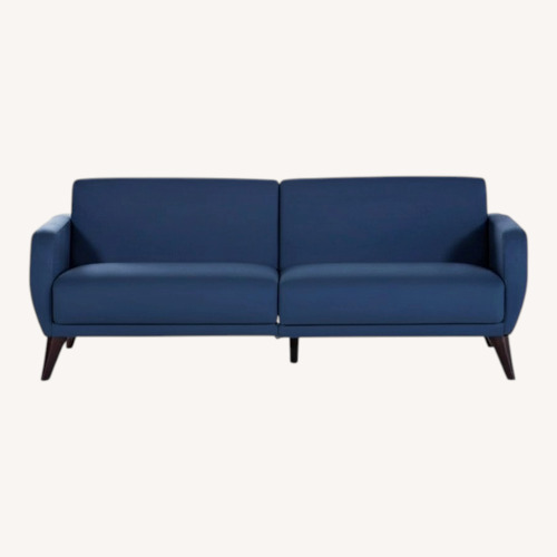 Used IKEA SMEDSTORP Blue Fabric Sleeper Sofa for sale on AptDeco