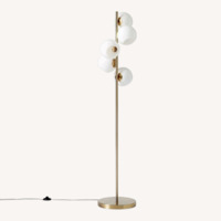 West Elm Gold Floor Lamp