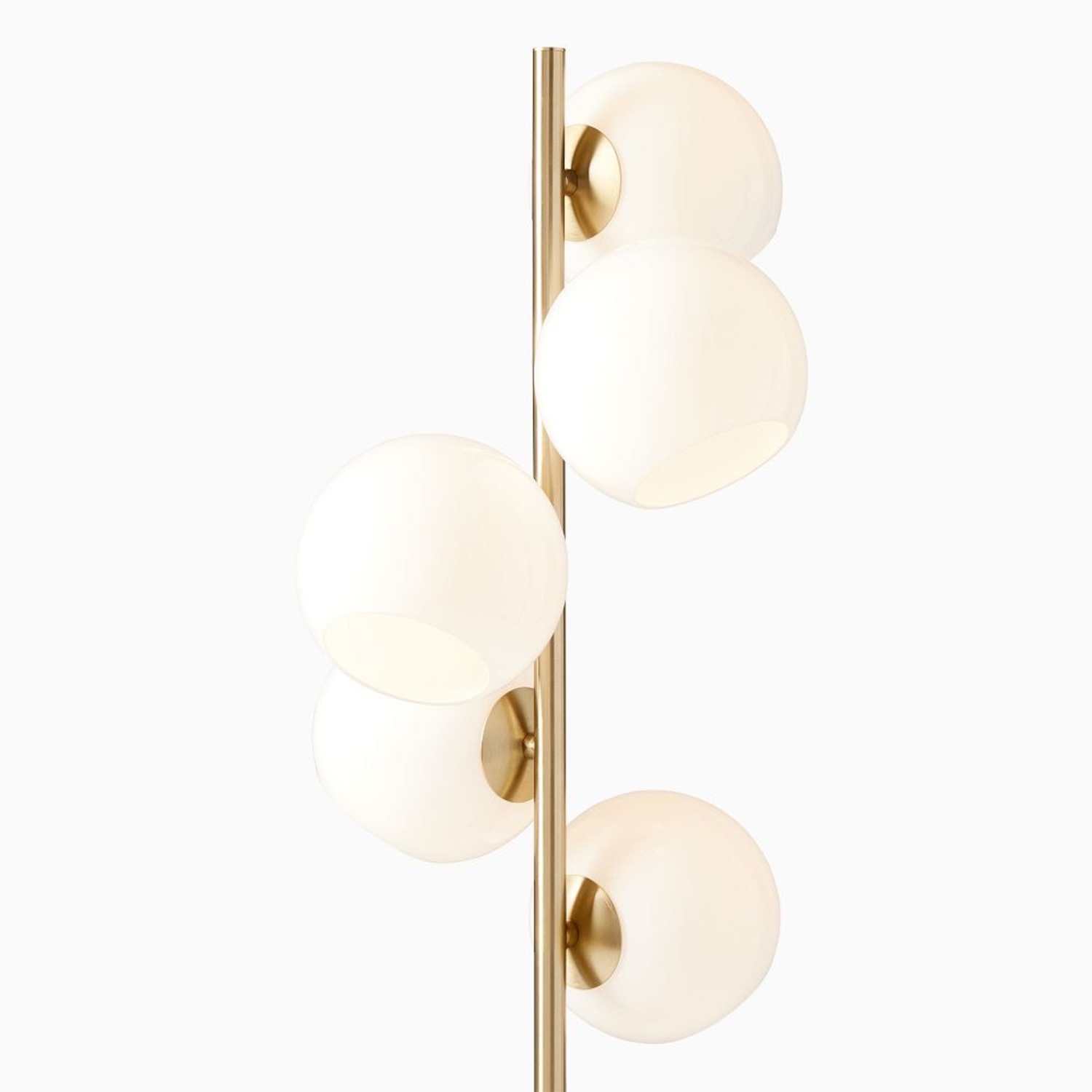 West Elm Gold Floor Lamp - image-2