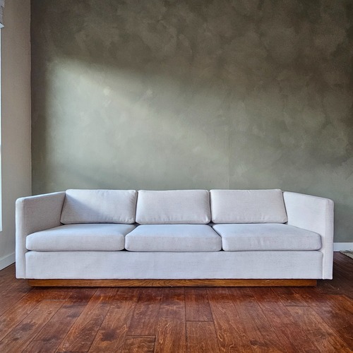 Used Milo Baughman Tuxedo Sofa for sale on AptDeco