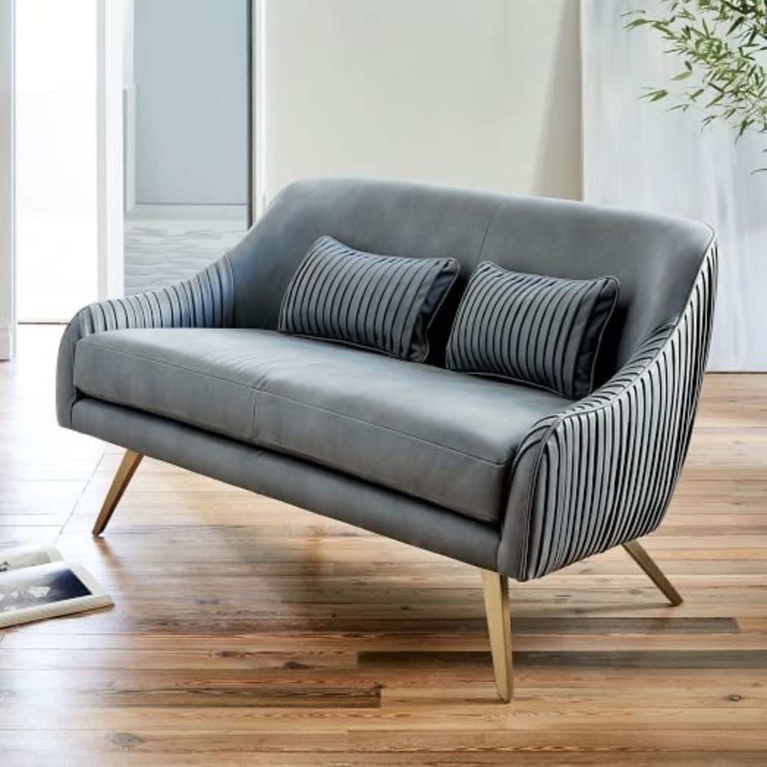 West Elm Roar + Rabbit Glamour Sofa - image-1