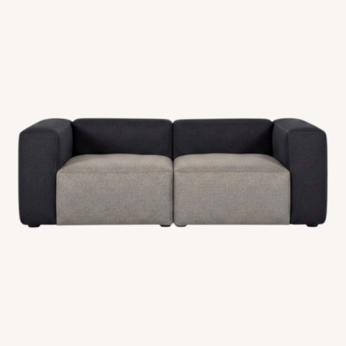 Used Hay Mags Soft Light Gray Wool 2 Seater Sofa for sale on AptDeco
