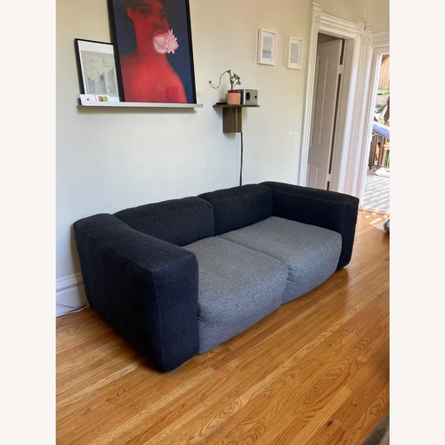Used Hay Mags Soft Light Gray Wool 2 Seater Sofa for sale on AptDeco