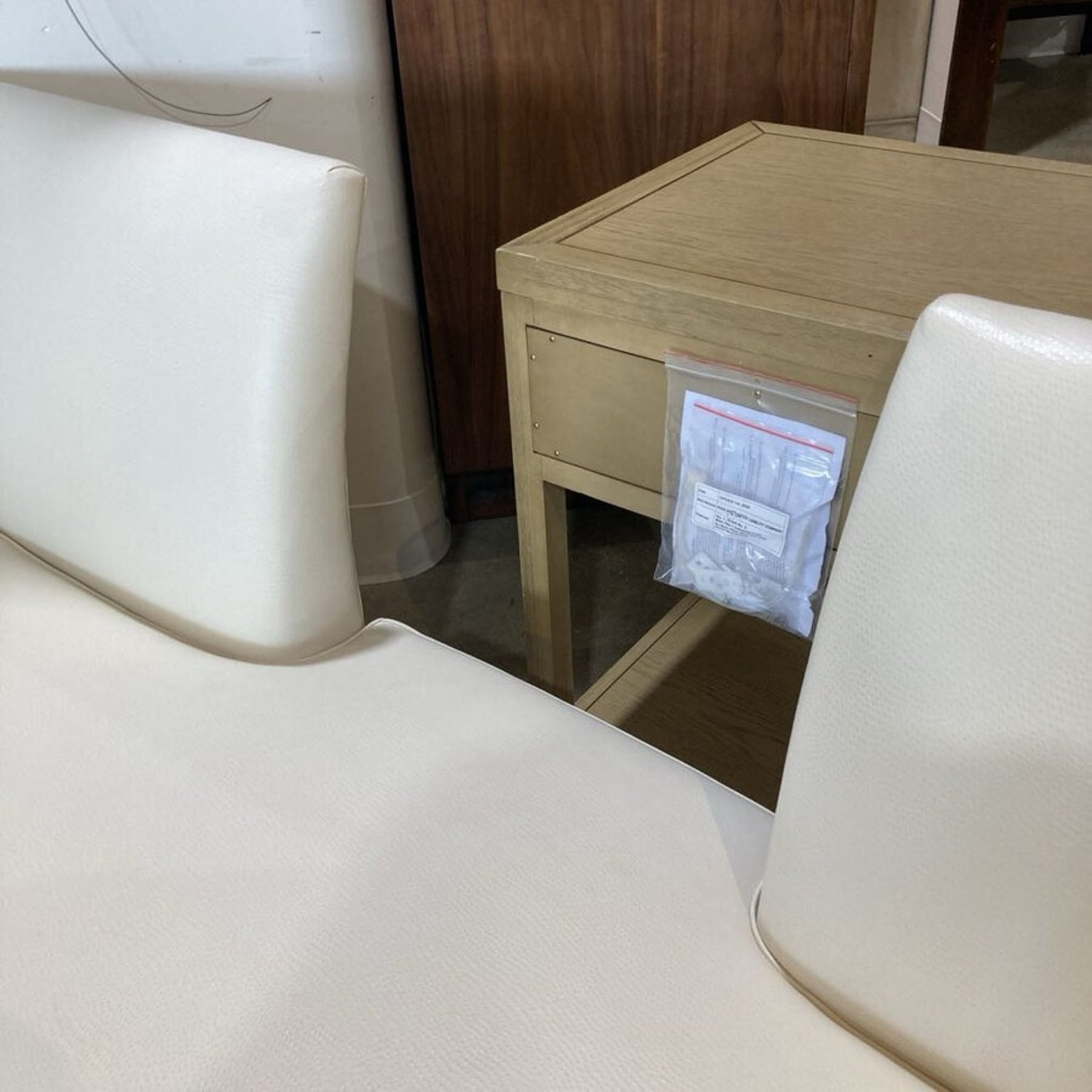 Custom Modern Leather Settee Sofa - image-8