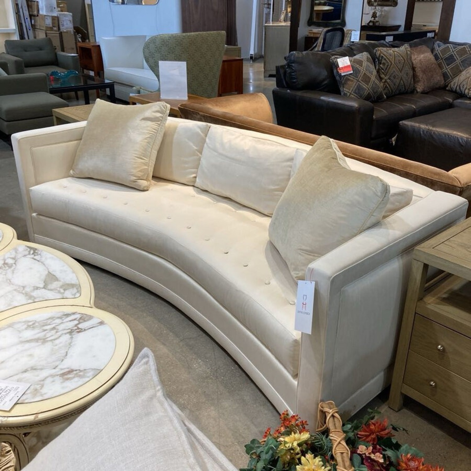 Kravet Custom Down Filled Tufted Sofa - image-2