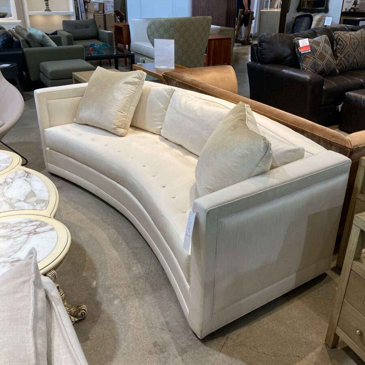 Kravet Custom Down Filled Tufted Sofa - image-12