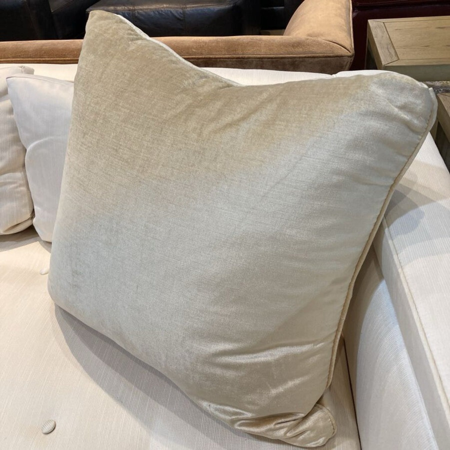 Kravet Custom Down Filled Tufted Sofa - image-9