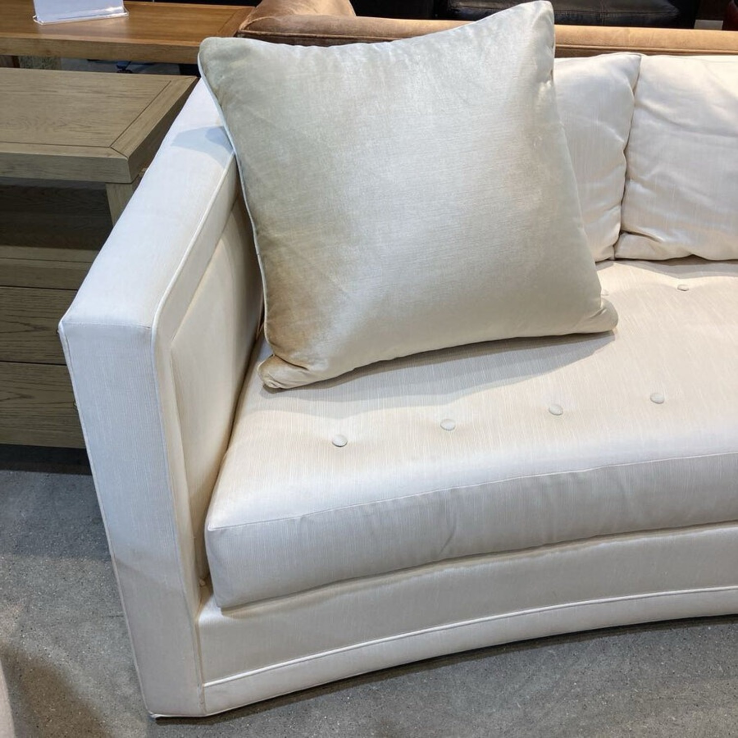 Kravet Custom Down Filled Tufted Sofa - image-5