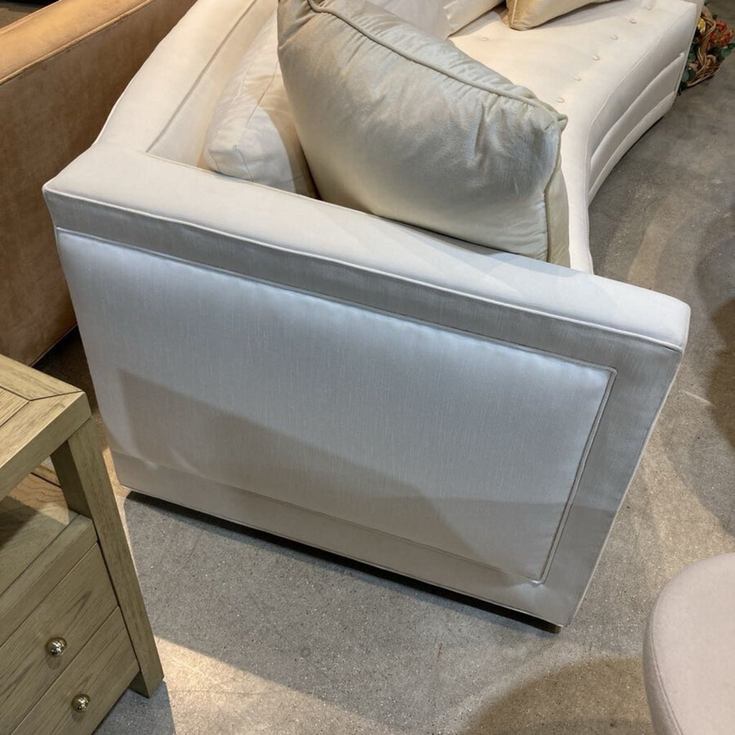 Kravet Custom Down Filled Tufted Sofa - image-7