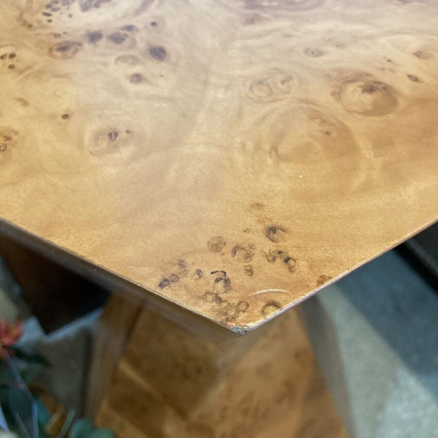 Billie Burl Wood Hexagon Side Table - image-7