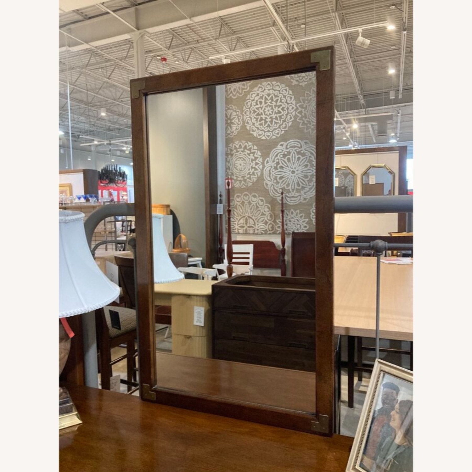 Vintage Campaign 6-Drawer w Mirror Dresser - image-6
