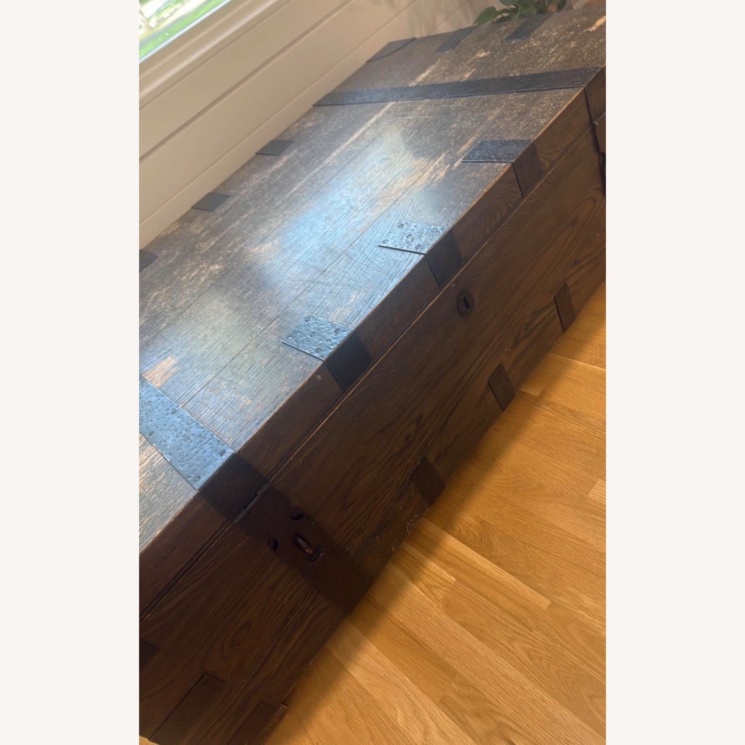 Restoration Hardware Heirloom Trunk - image-2