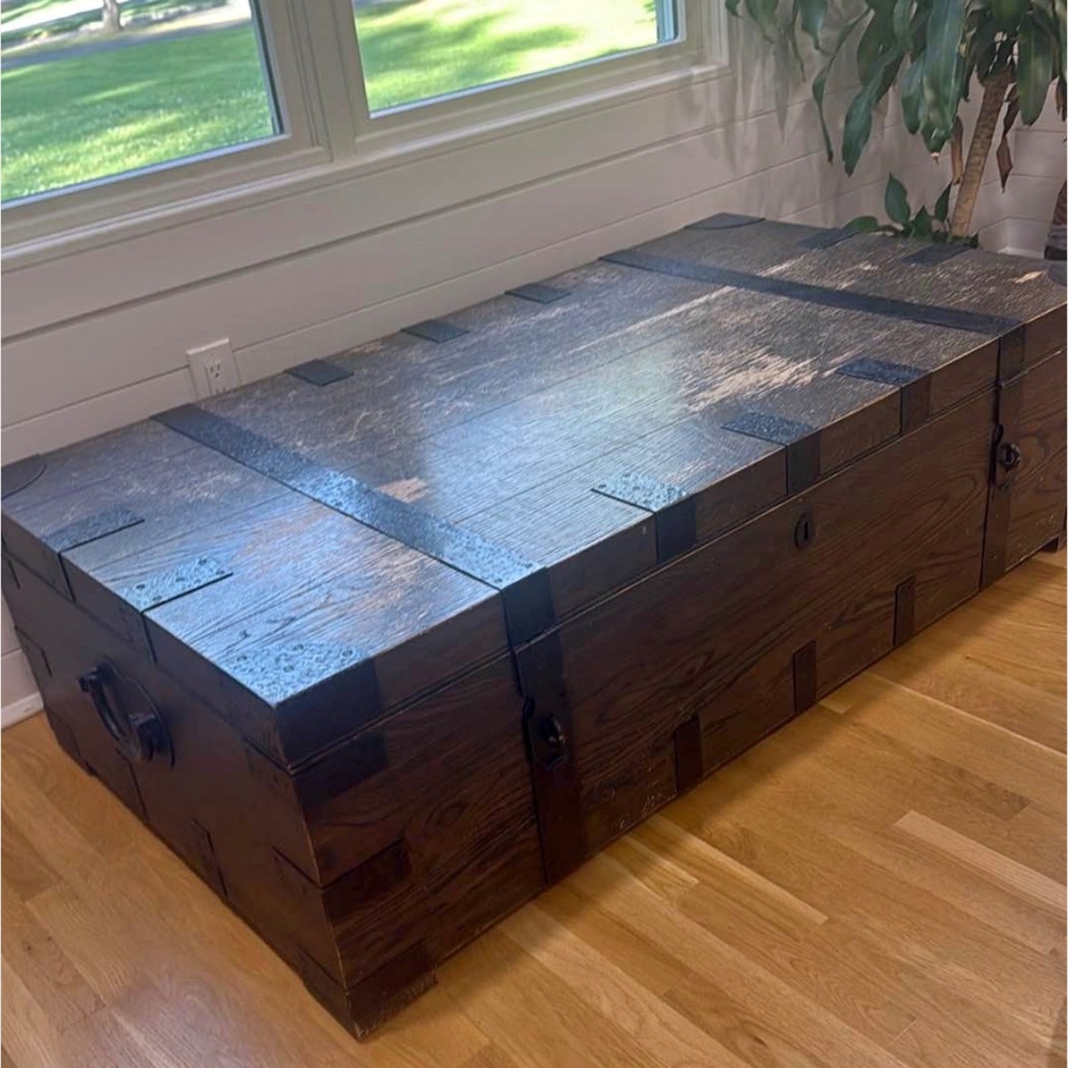 Restoration Hardware Heirloom Trunk - image-1
