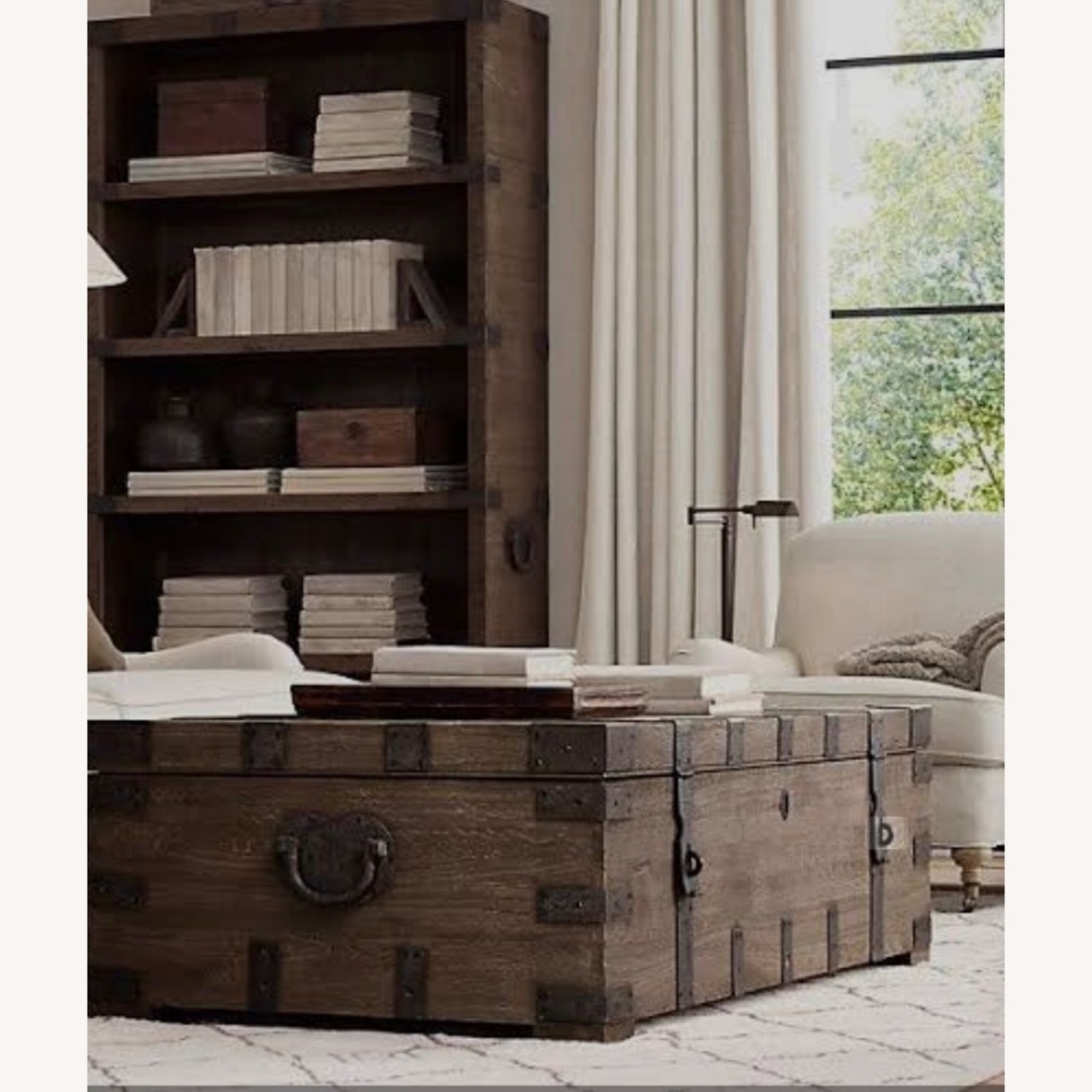 Restoration Hardware Heirloom Trunk - image-4