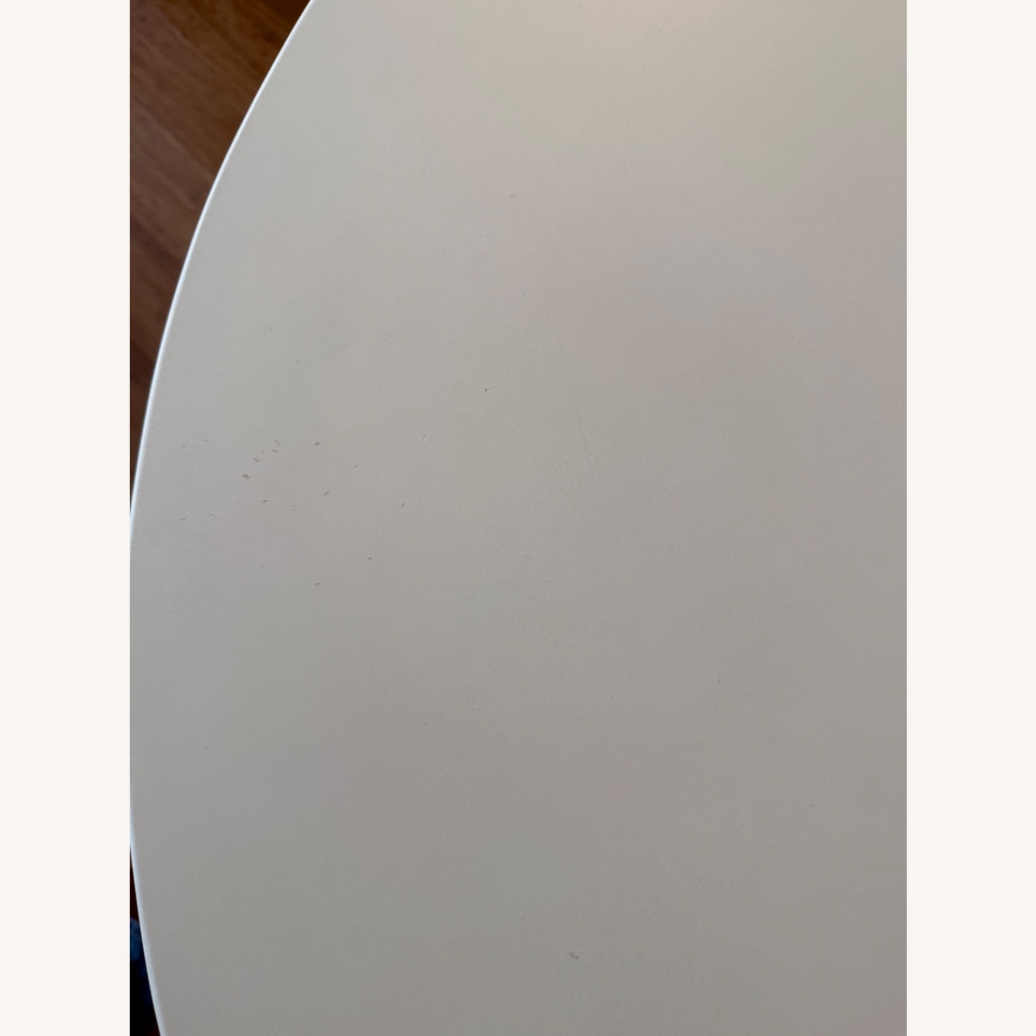 CB2 Lola 45" Round Ivory Concrete Dining Table - image-5