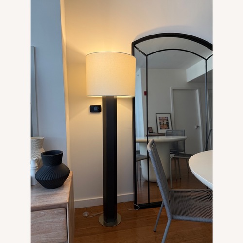 Used West Elm Culver Metal Floor Lamp (64") - Dark Bronze for sale on AptDeco