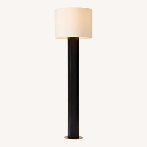 Used West Elm Culver Metal Floor Lamp (64") - Dark Bronze for sale on AptDeco