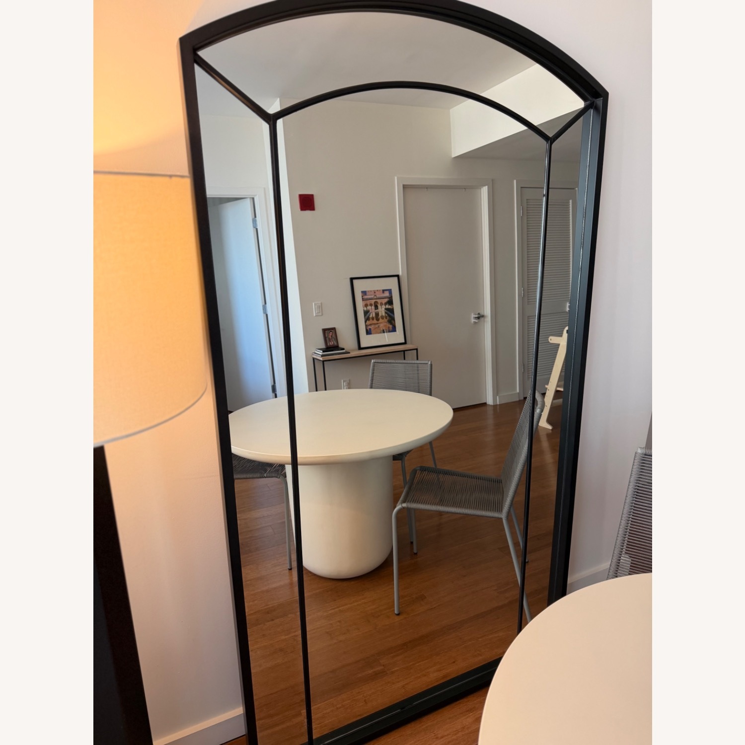 Crate & Barrel Black Floor Mirror - image-3