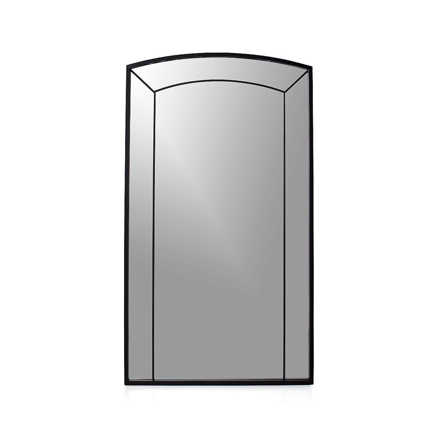 Crate & Barrel Black Floor Mirror - image-5