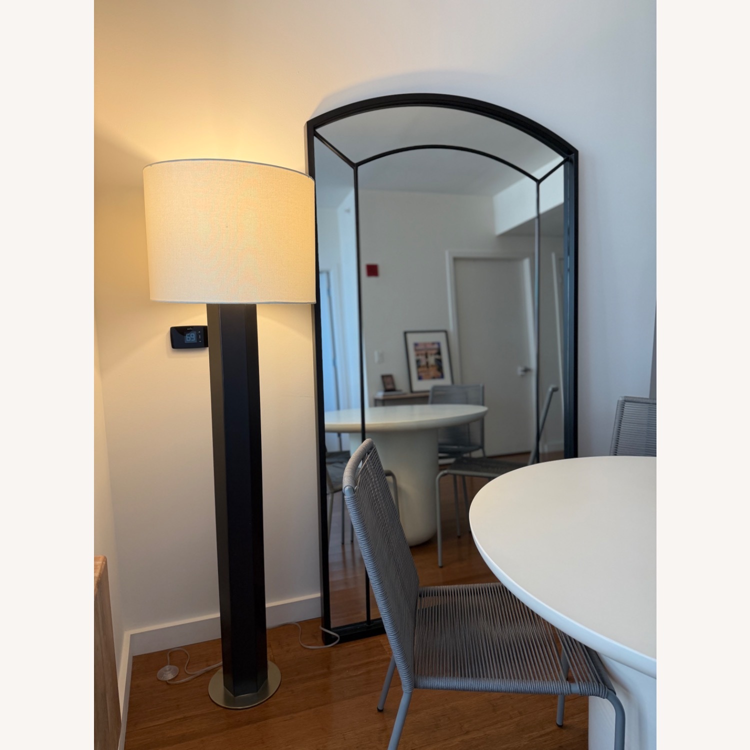 Crate & Barrel Black Floor Mirror - image-2