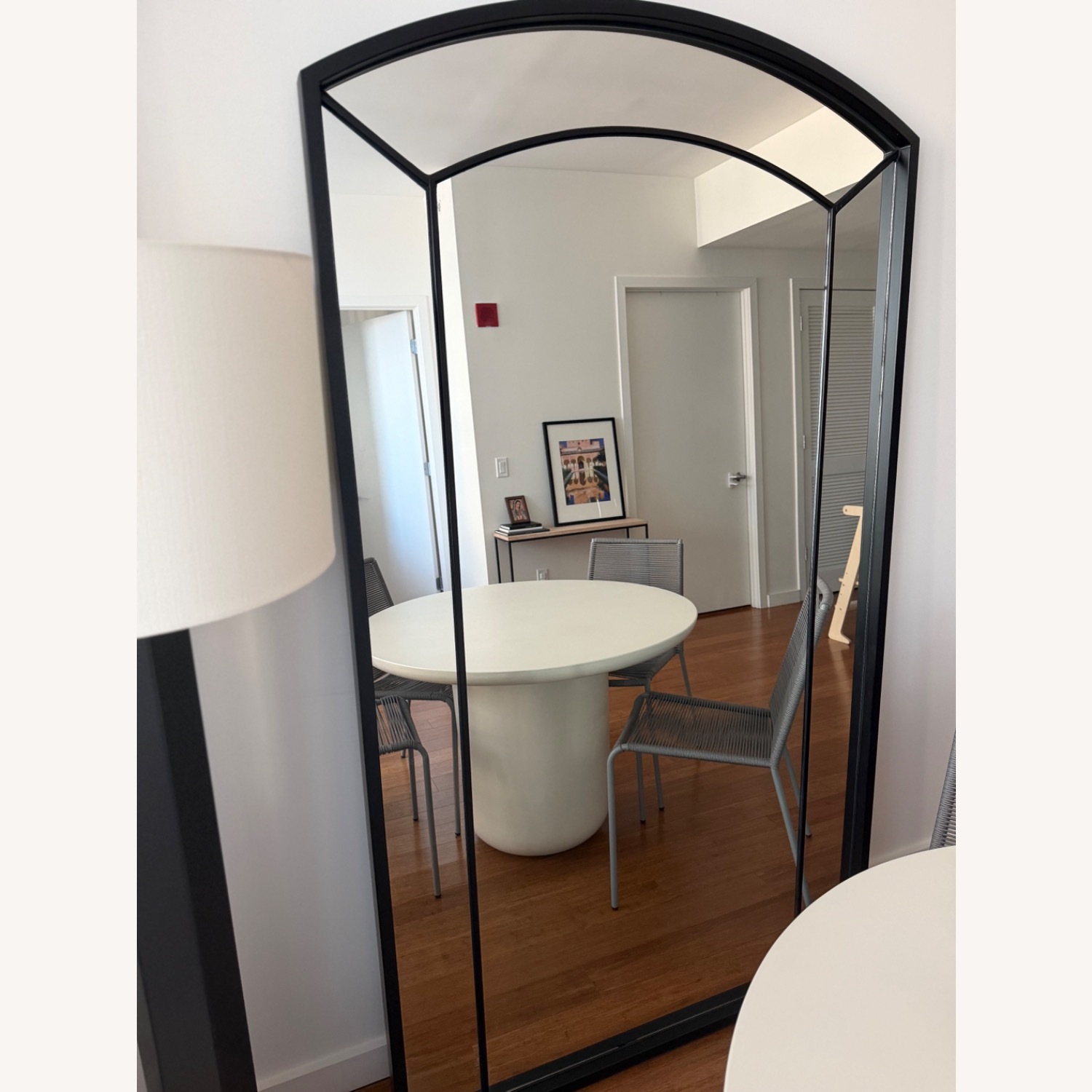 Crate & Barrel Black Floor Mirror - image-1