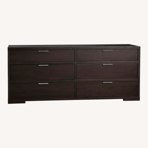 Used Crate & Barrel Asher Dark Brown Wood Dresser for sale on AptDeco