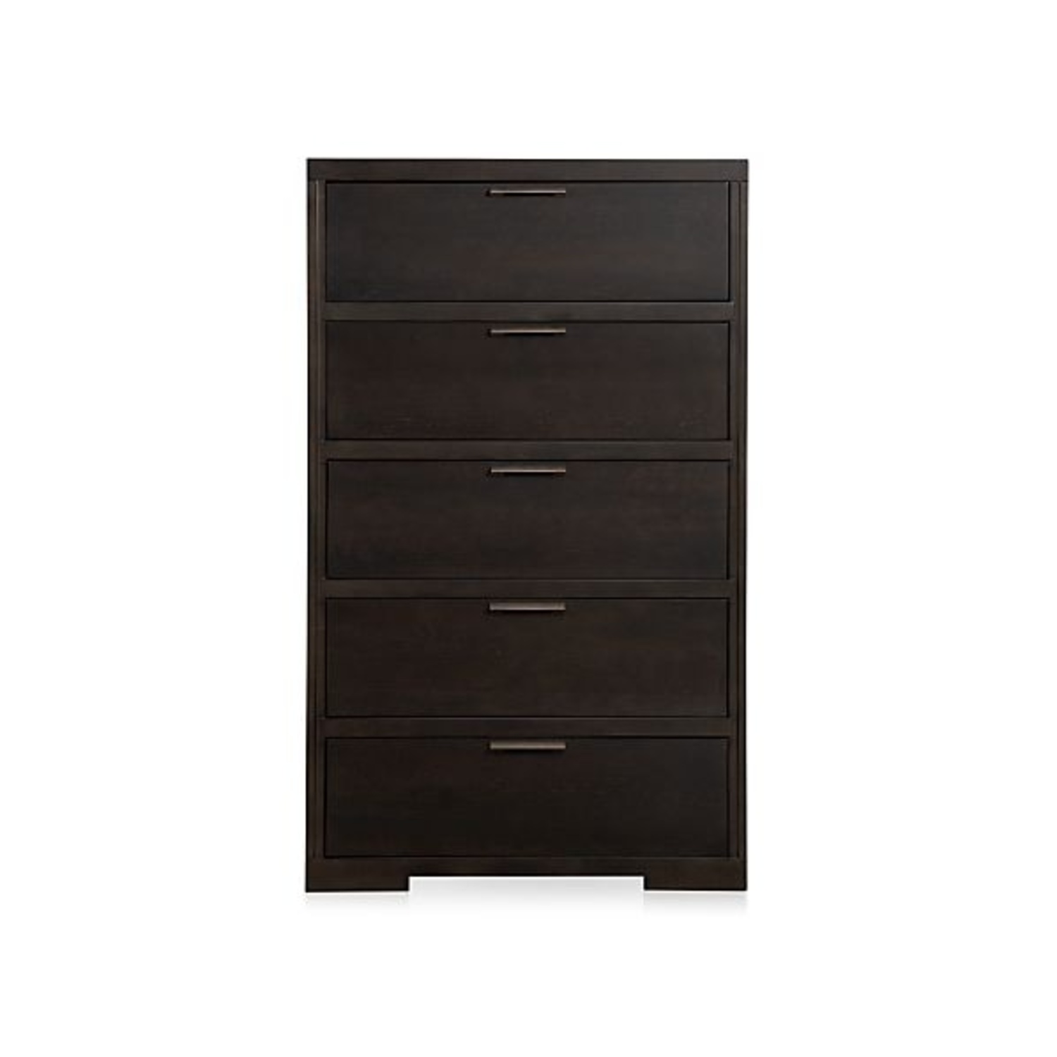 Crate & Barrel Asher Dark Brown Wood Dresser - image-5