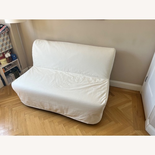 Used IKEA Lyckselle Lovas Natural Sleeper Sofa for sale on AptDeco