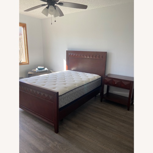 Used Raymour & Flanigan Full Bed W Adj Base  for sale on AptDeco