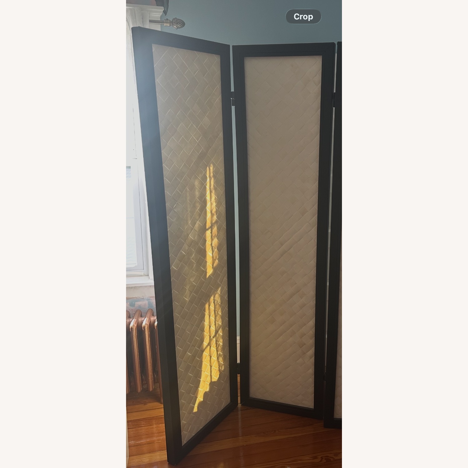 Dark Brown Wood Room Divider - image-4