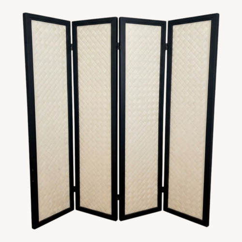 Used Dark Brown Wood Room Divider for sale on AptDeco
