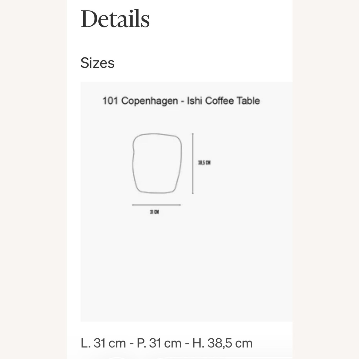 Ishi Coffee Table - Mini - image-5