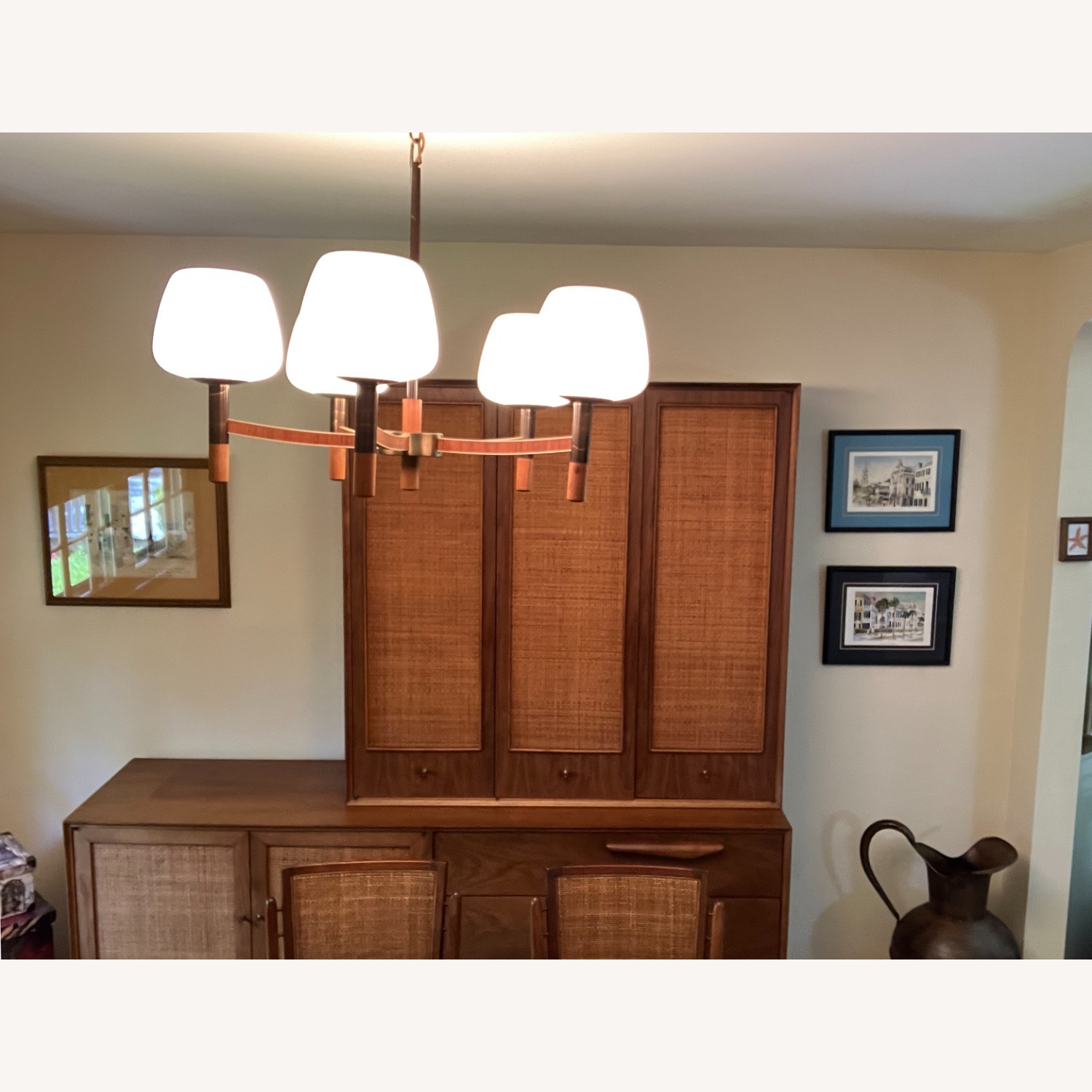 Mid 20th Century Modern China Cabinet - image-12