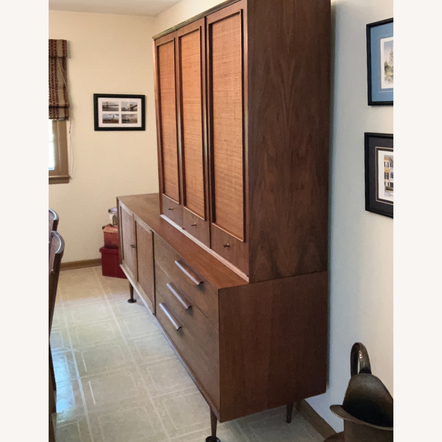 Mid 20th Century Modern China Cabinet - image-2