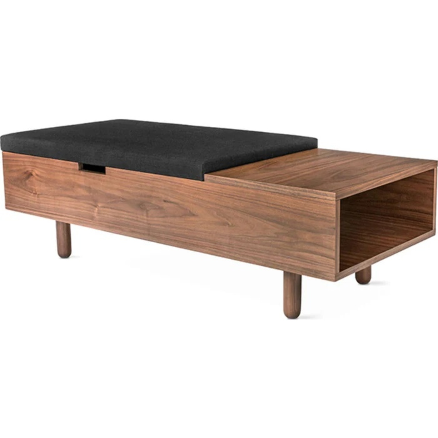Gus Modern Mimico Light Brown Wood Bench - image-8