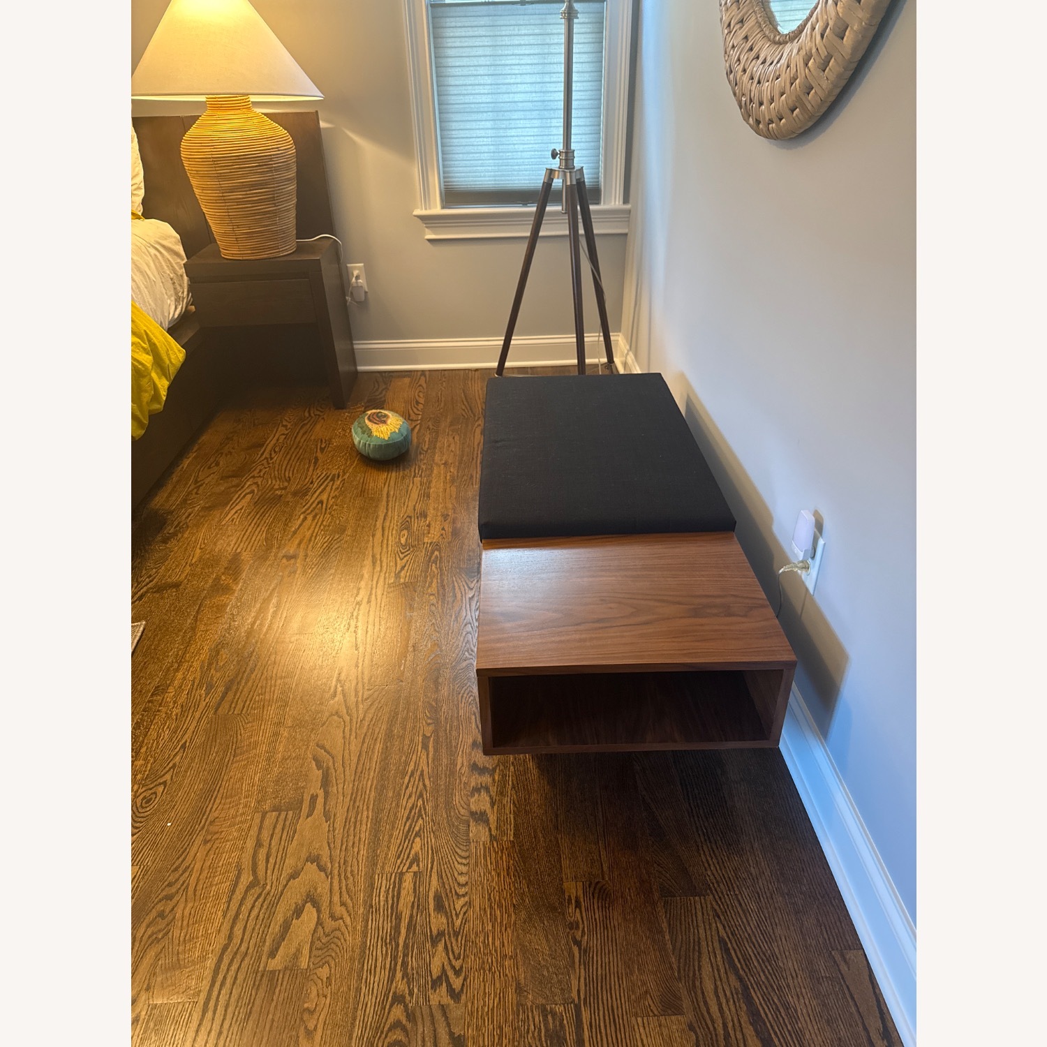Gus Modern Mimico Light Brown Wood Bench - image-3