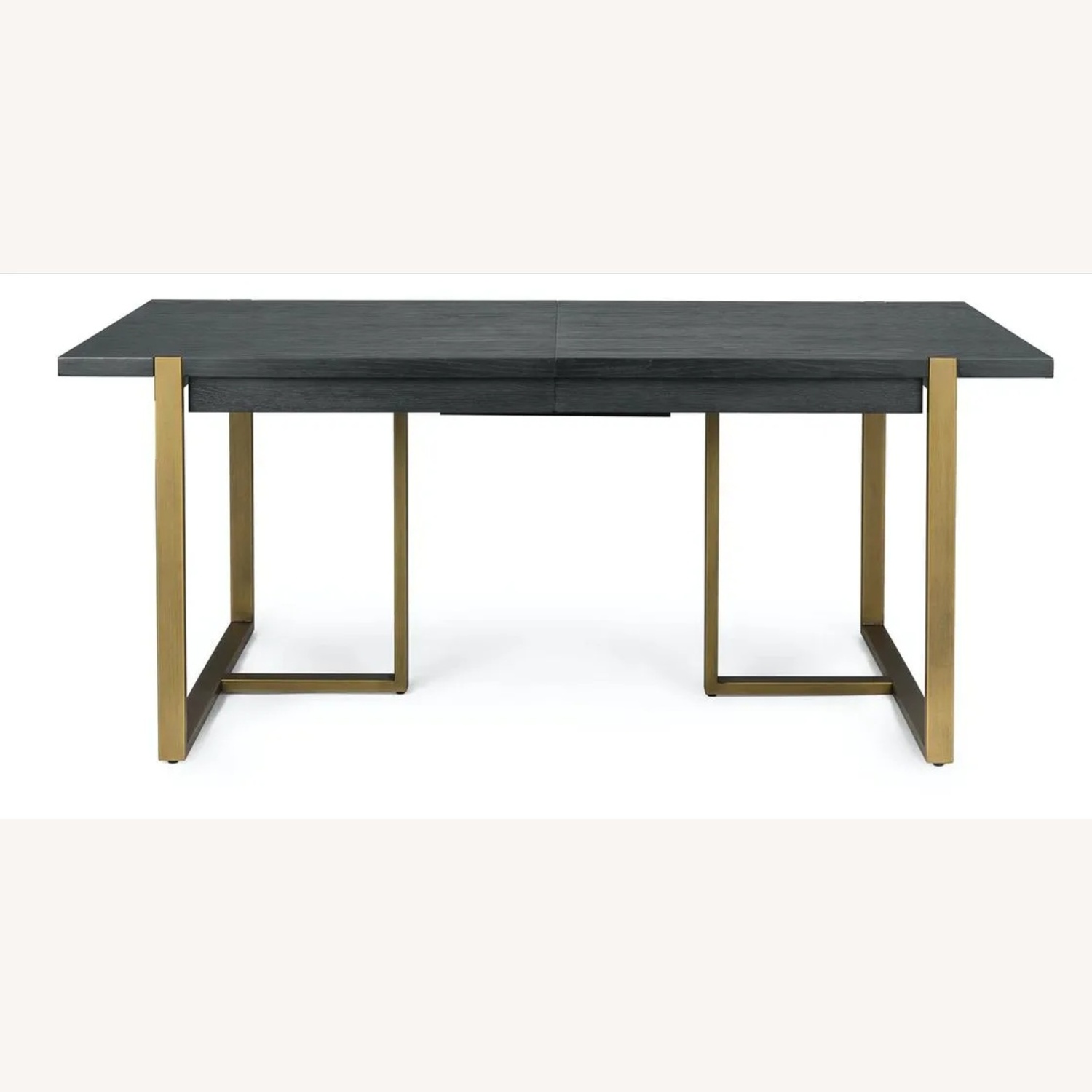  Extendable Black Wood Dining Table - image-5