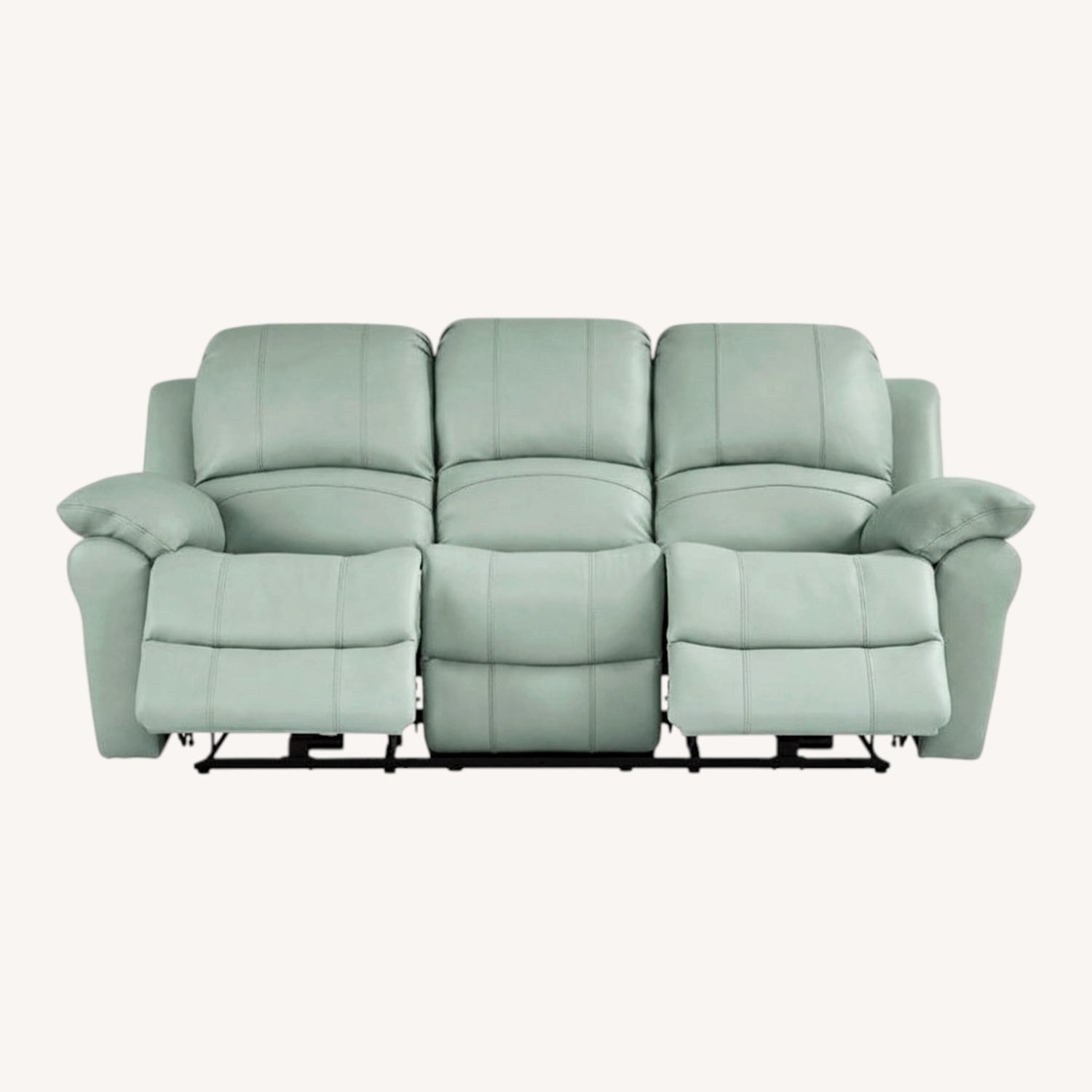 Rooms To Go Vercelli Way Leather 3+ Seater Sofa - image-0