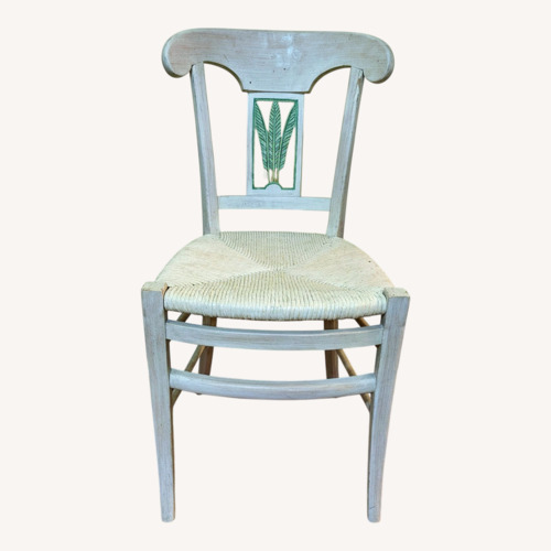 Used Vintage/Antique White Wood Dining Chairs for sale on AptDeco