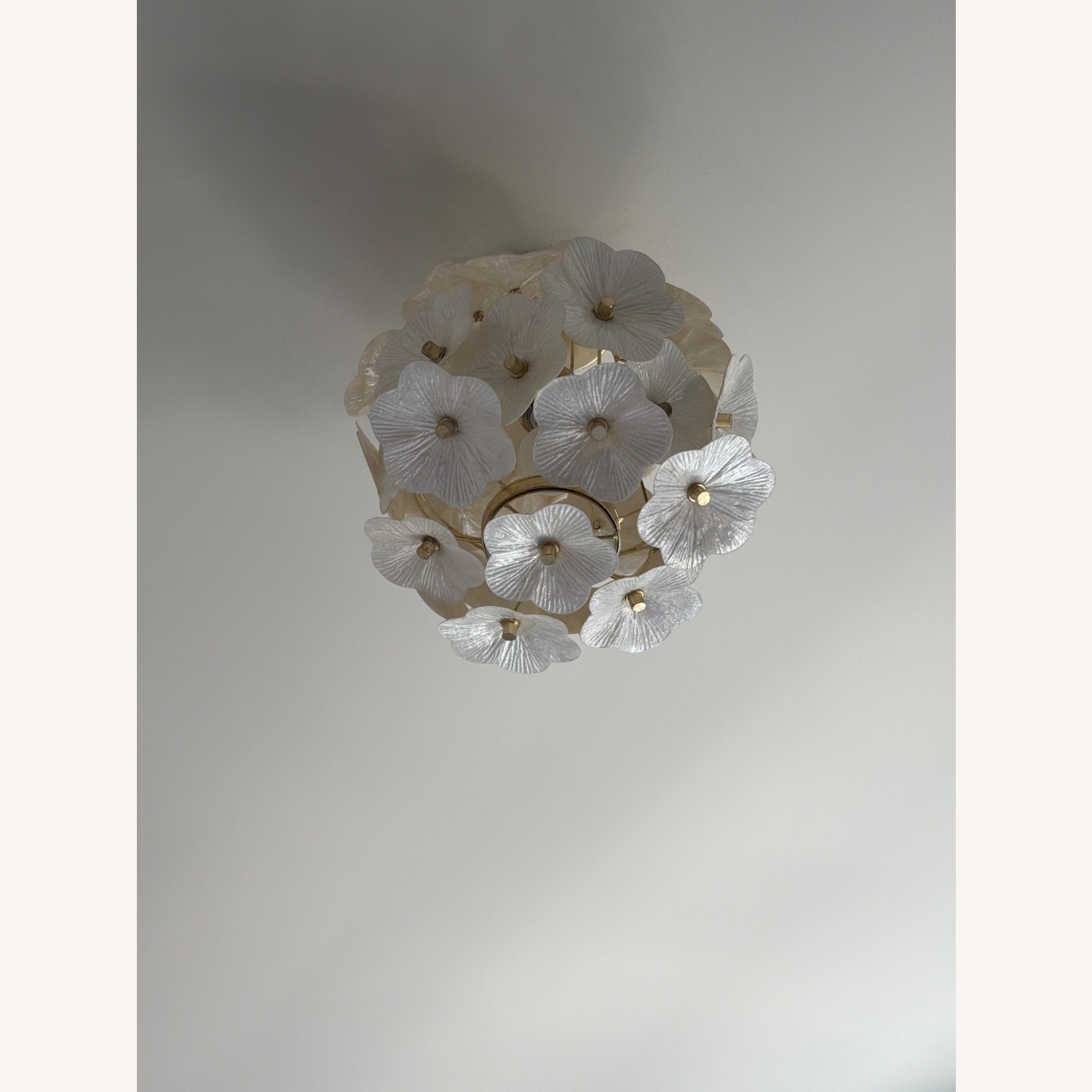 Anthropologie June Capiz Floral Flush Mount - image-2