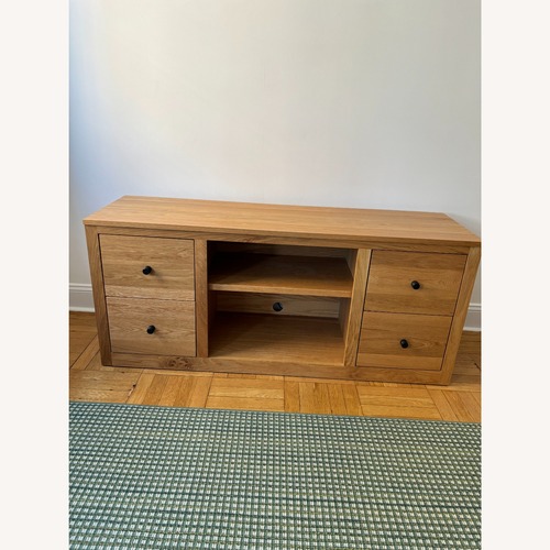 Used Room & Board Woodwind Natural Wood Media Storage for sale on AptDeco