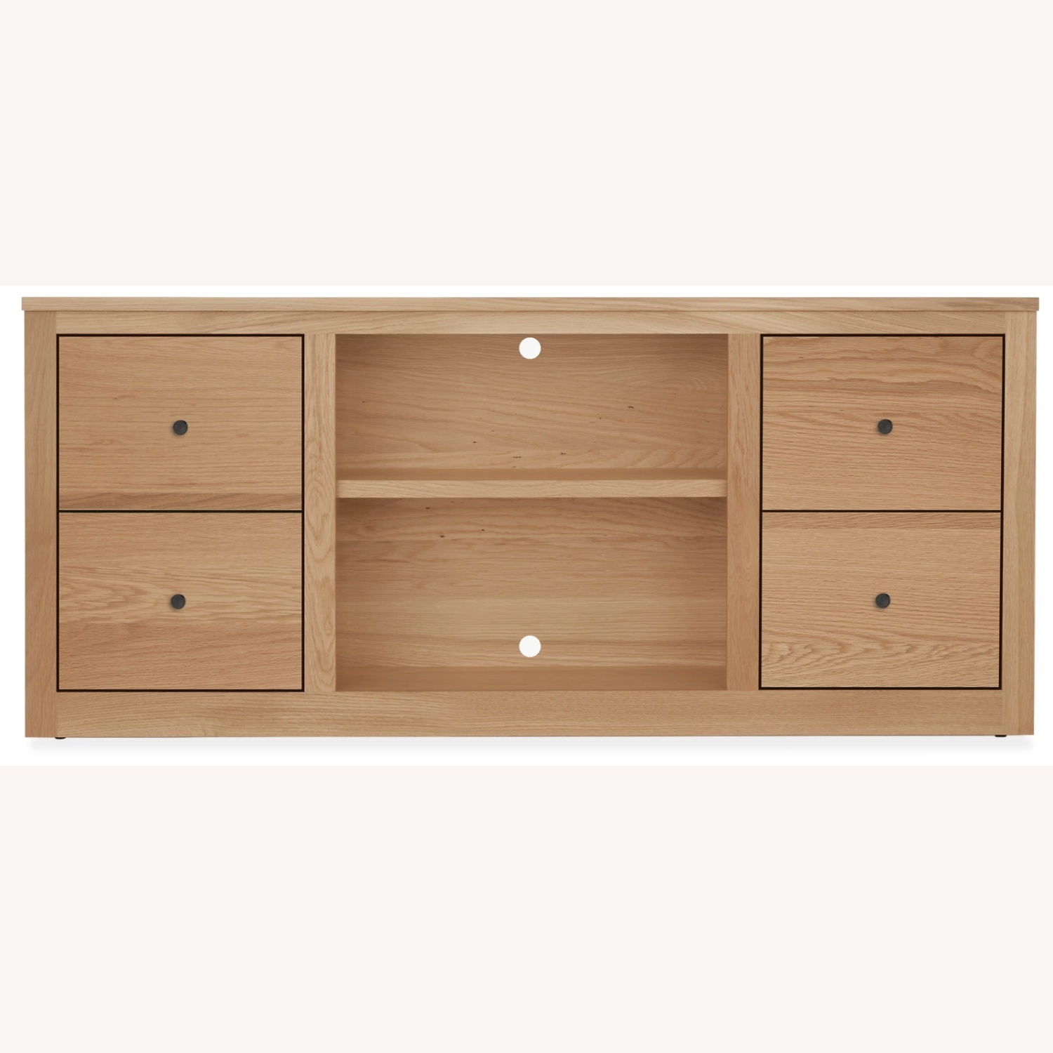 Room & Board Woodwind Natural Wood Media Storage - image-5