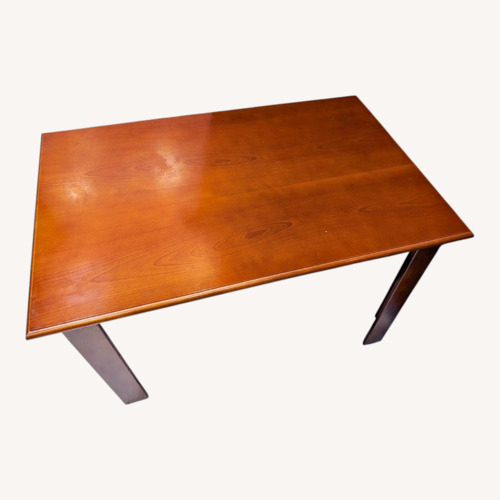Used Dark Brown Wood Play Table for sale on AptDeco