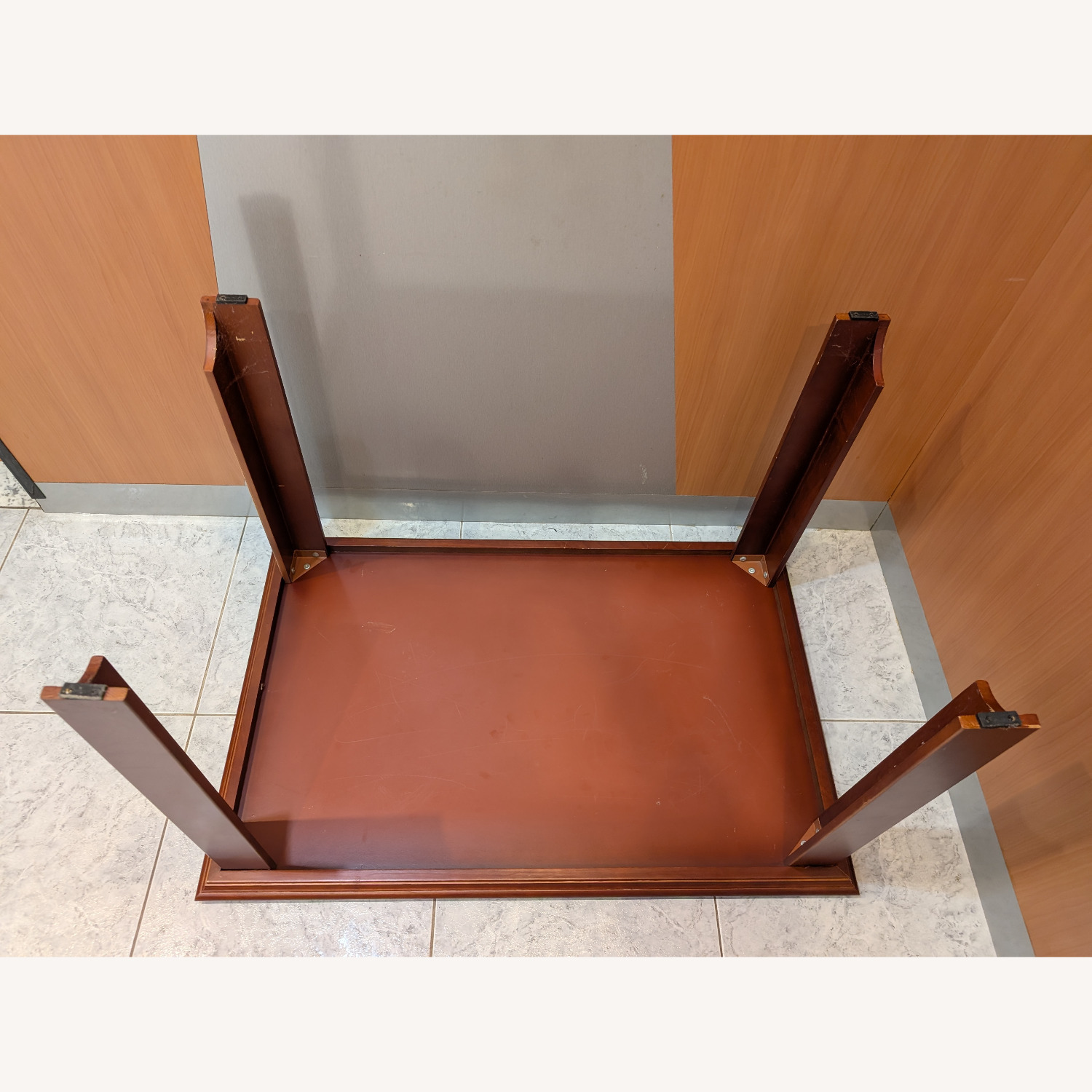 Dark Brown Wood Play Table - image-4